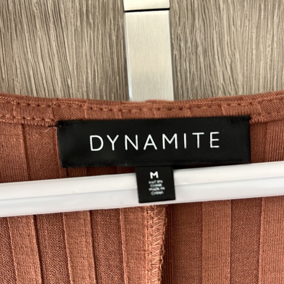 Dynamite brown body con dress size M - Picture 2 of 2